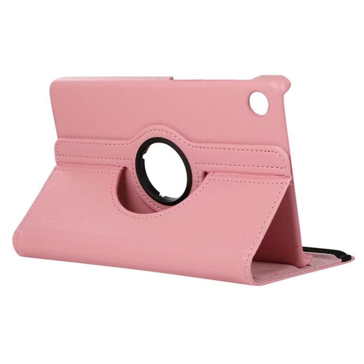 For Samsung Galaxy Tab A11+ / A9+ ENKAY 360 Degree Rotation Litchi Leather Smart Tablet Case