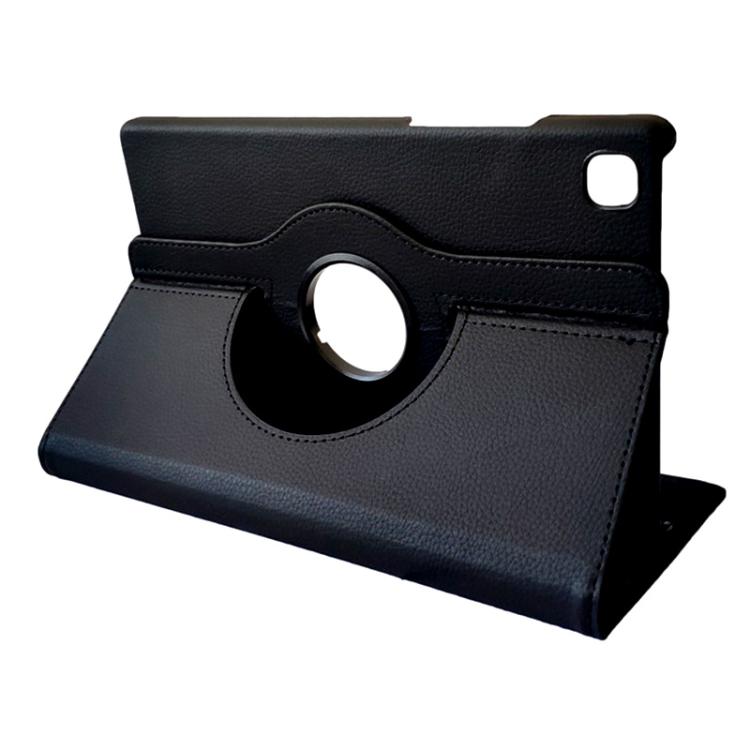 For Samsung Galaxy Tab A7 Lite 8.7 ENKAY 360 Degree Rotation Litchi Leather Smart Tablet Case
