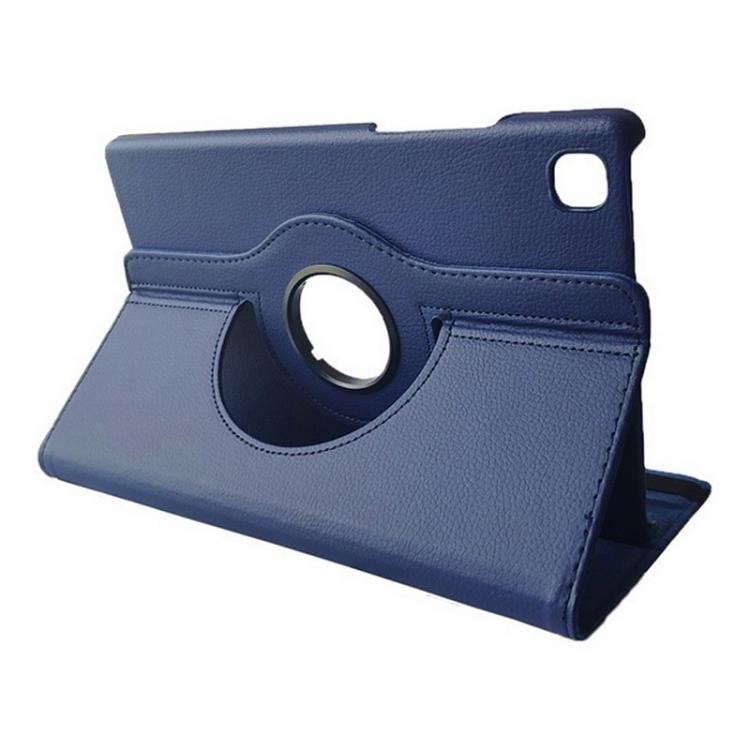 For Samsung Galaxy Tab A7 Lite 8.7 ENKAY 360 Degree Rotation Litchi Leather Smart Tablet Case
