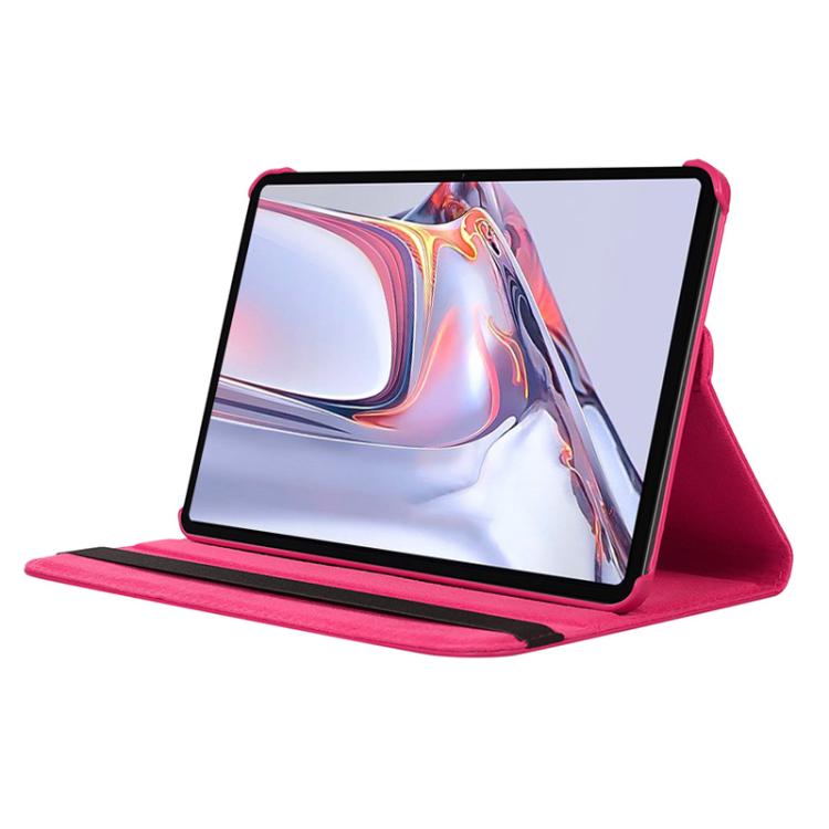 For Samsung Galaxy Tab A7 Lite 8.7 ENKAY 360 Degree Rotation Litchi Leather Smart Tablet Case
