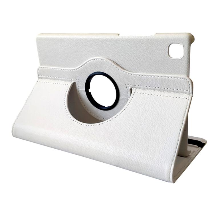 For Samsung Galaxy Tab A7 Lite 8.7 ENKAY 360 Degree Rotation Litchi Leather Smart Tablet Case