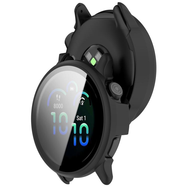 For Garmin Vivoactive 6 Tempered Film Integrated PC Watch Protective Case