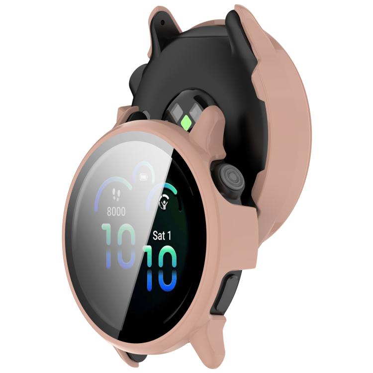 For Garmin Vivoactive 6 Tempered Film Integrated PC Watch Protective Case