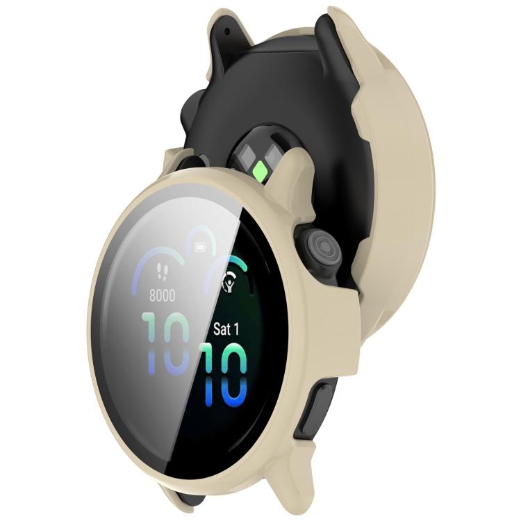 For Garmin Vivoactive 6 Tempered Film Integrated PC Watch Protective Case