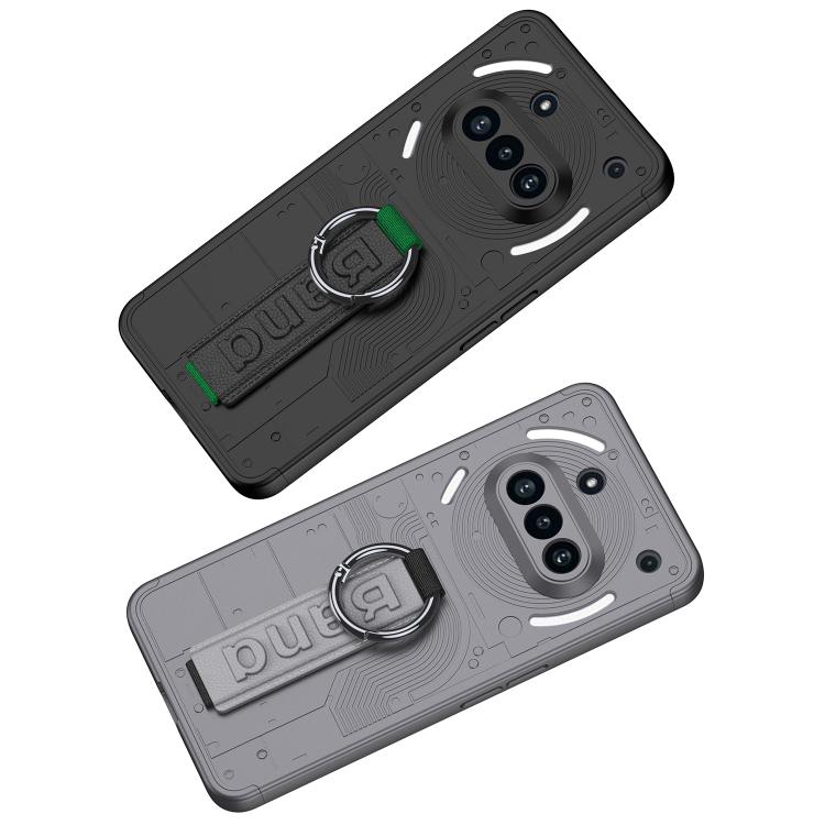For Nothing Phone 3a Shield Side Wristband Magnetic Phone Case
