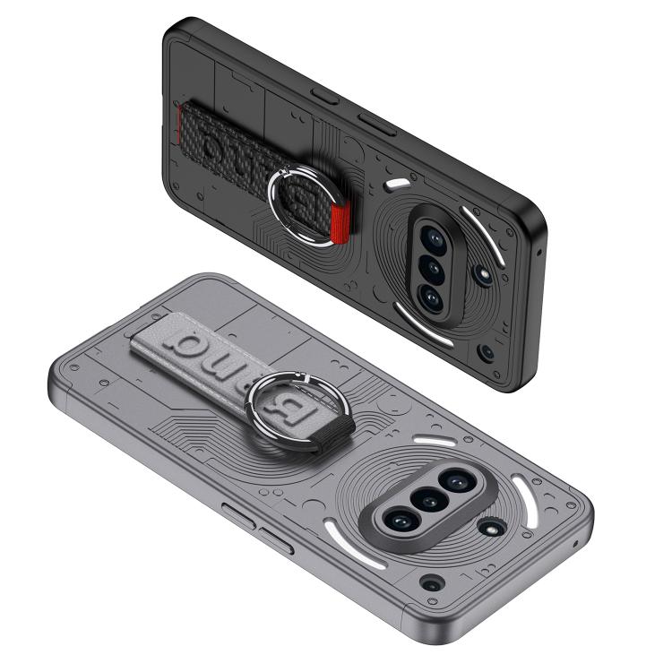 For Nothing Phone 3a Shield Side Wristband Magnetic Phone Case