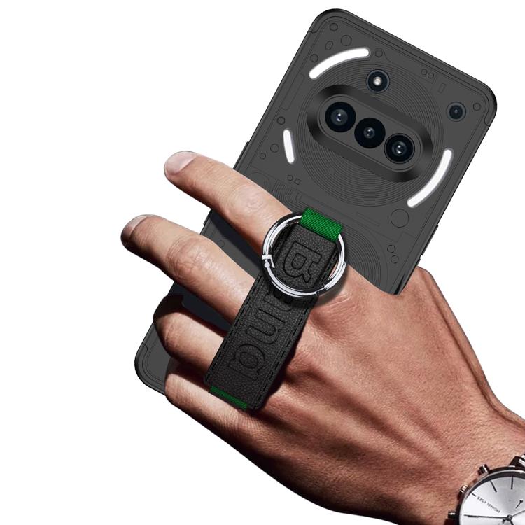For Nothing Phone 3a Shield Side Wristband Magnetic Phone Case