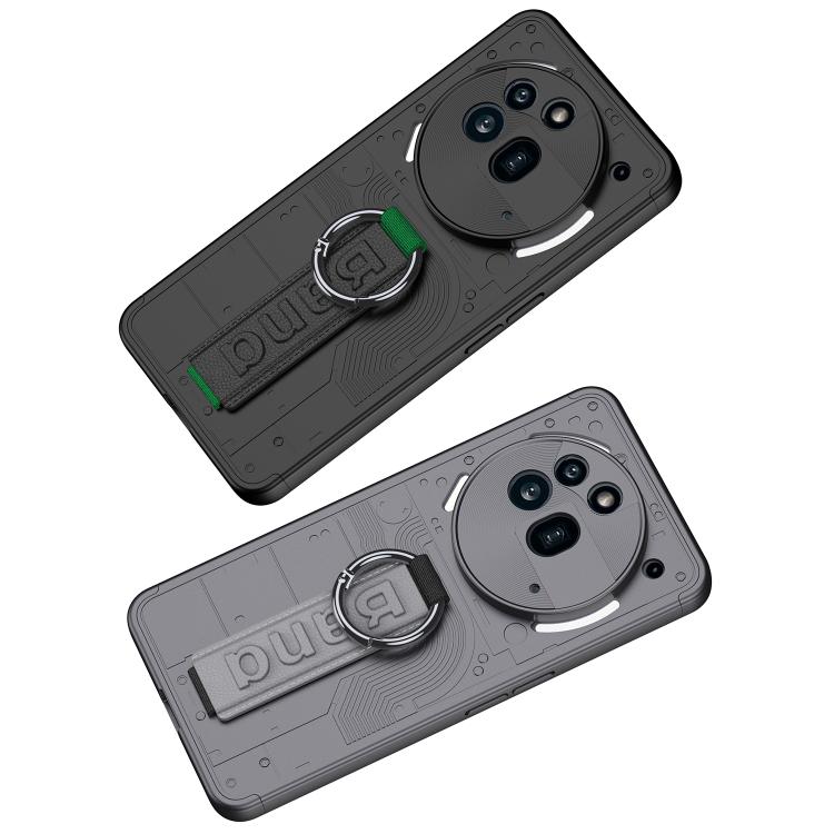 For Nothing Phone 3a Pro Shield Side Wristband Magnetic Phone Case