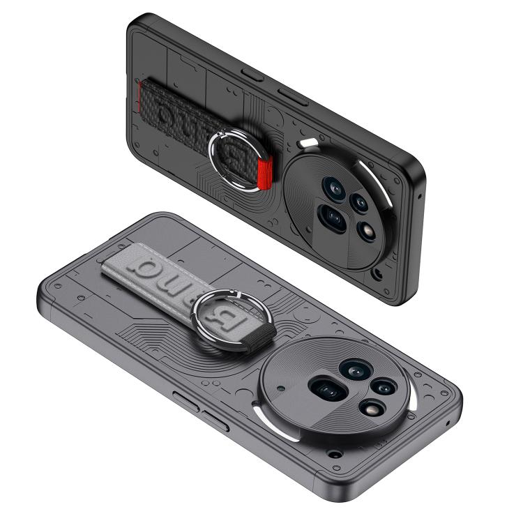 For Nothing Phone 3a Pro Shield Side Wristband Magnetic Phone Case