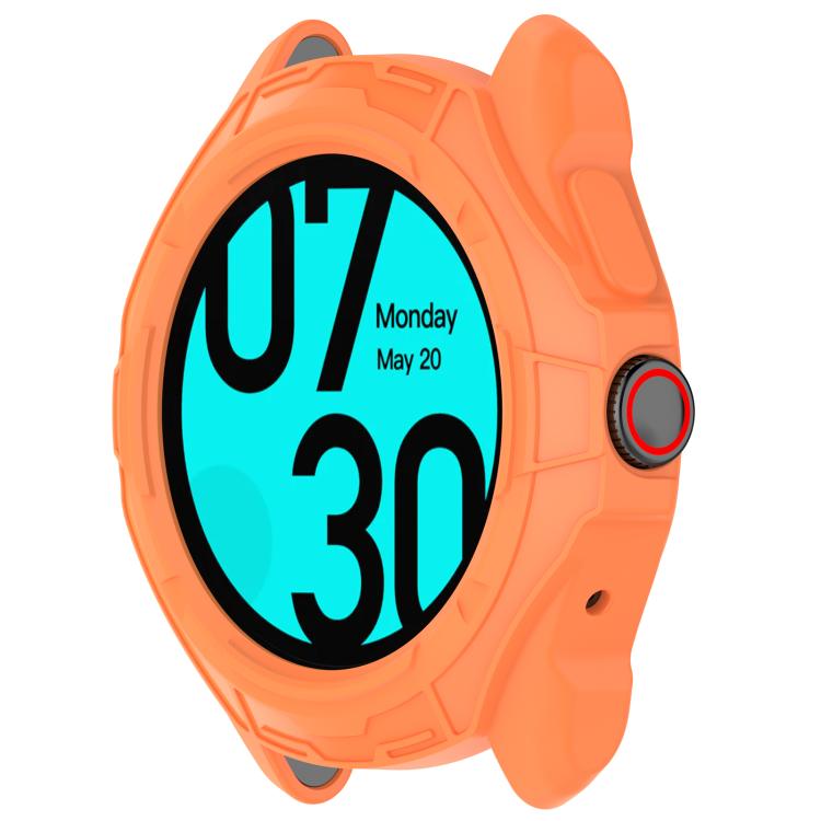 For Ticwatch Pro 5 Enduro Armored TPU Half Coverage Hollow Watch Protective Case
