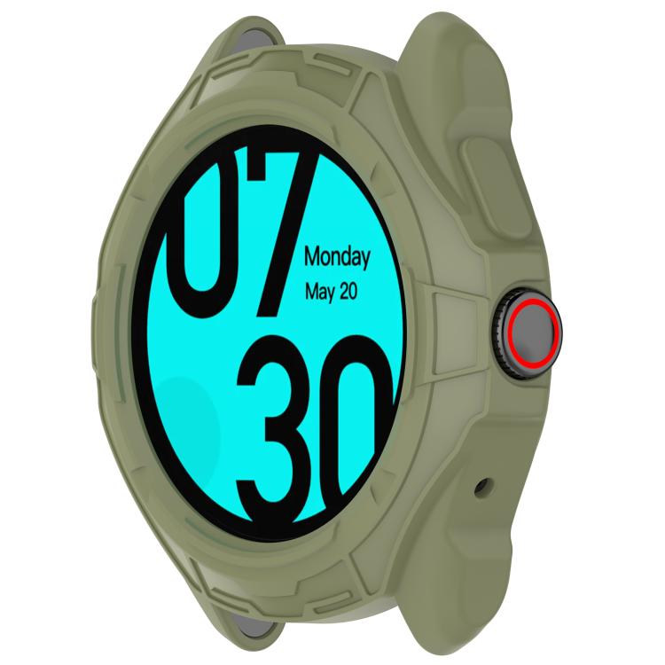 For Ticwatch Pro 5 Enduro Armored TPU Half Coverage Hollow Watch Protective Case