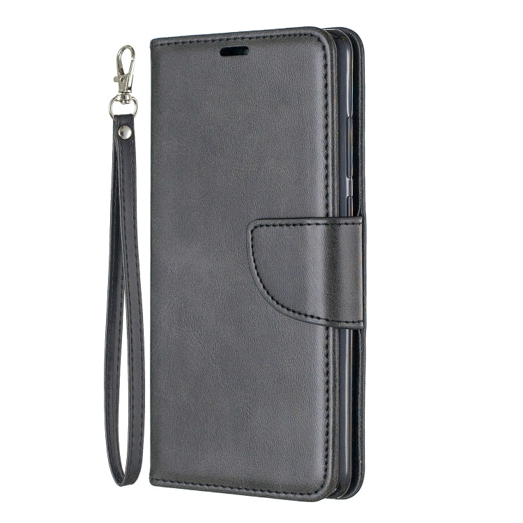 Retro Lambskin Texture Pure Color Horizontal Flip PU Leather Case for Huawei P30, with Holder & Card Slots & Wallet & Lanyard