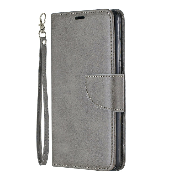 Retro Lambskin Texture Pure Color Horizontal Flip PU Leather Case for Huawei P30, with Holder & Card Slots & Wallet & Lanyard