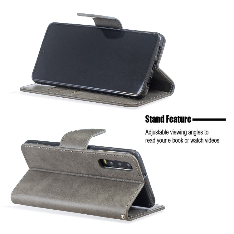 Retro Lambskin Texture Pure Color Horizontal Flip PU Leather Case for Huawei P30, with Holder & Card Slots & Wallet & Lanyard