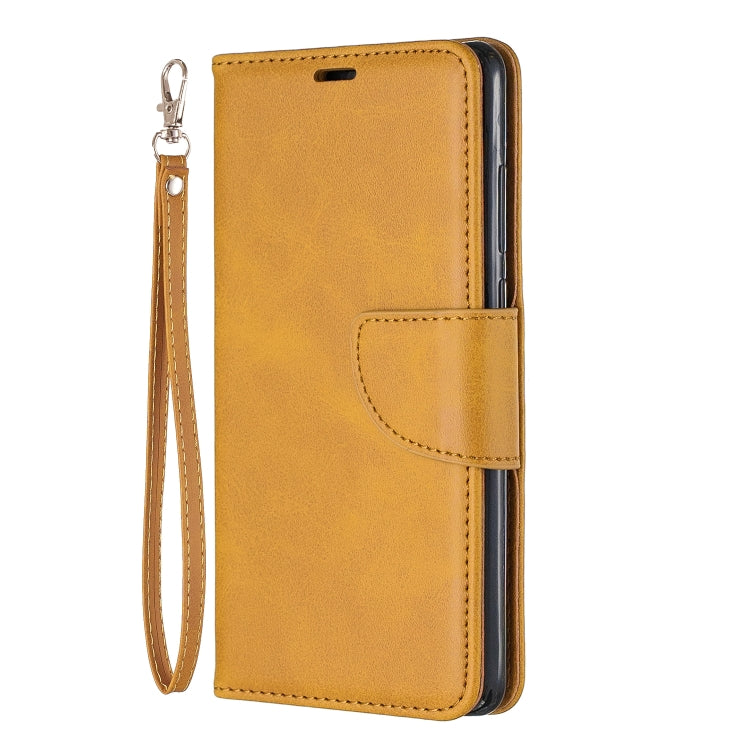 Retro Lambskin Texture Pure Color Horizontal Flip PU Leather Case for Huawei P30, with Holder & Card Slots & Wallet & Lanyard
