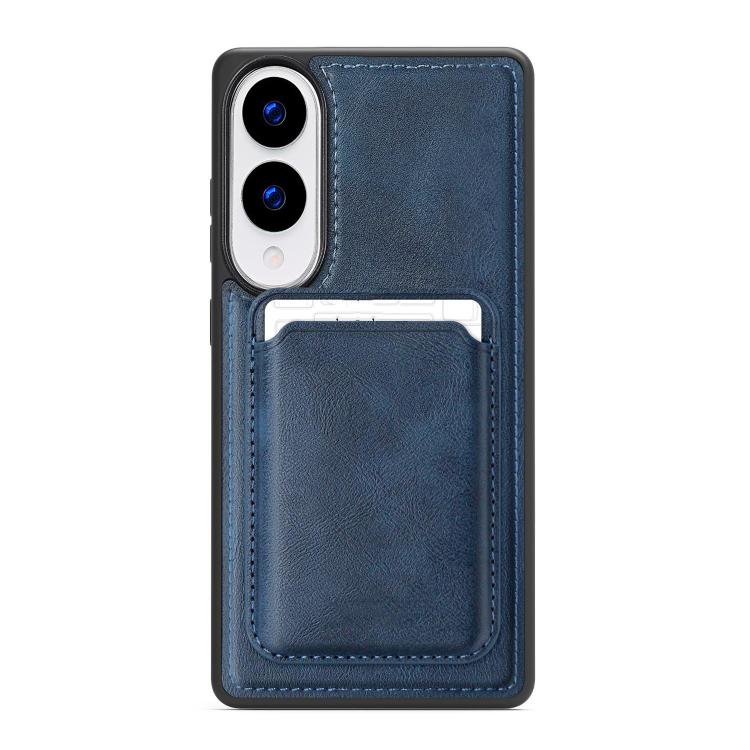 For Samsung Galaxy S25 Edge 5G Pindun MagSafe Card Slot Leather Back Phone Case