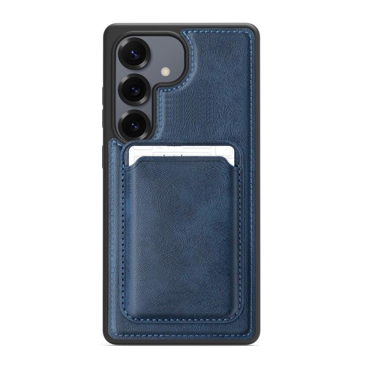 For Samsung Galaxy S25+ 5G Pindun MagSafe Card Slot Leather Back Phone Case