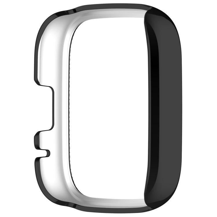 For Redmi Watch 3 / Watch 3 Lite Single Row Diamond Half Coverage Hollow PC Watch Protective Case