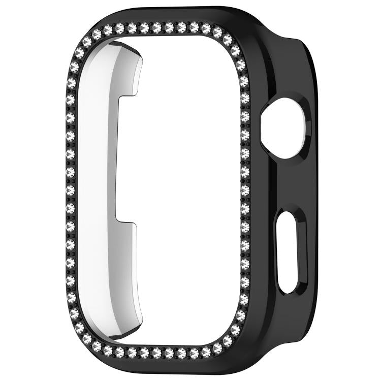 For Huawei Watch D2 Single Row Diamond Half Coverage Hollow PC Watch Protective Case