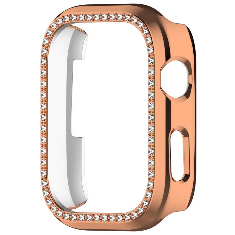 For Huawei Watch D2 Single Row Diamond Half Coverage Hollow PC Watch Protective Case