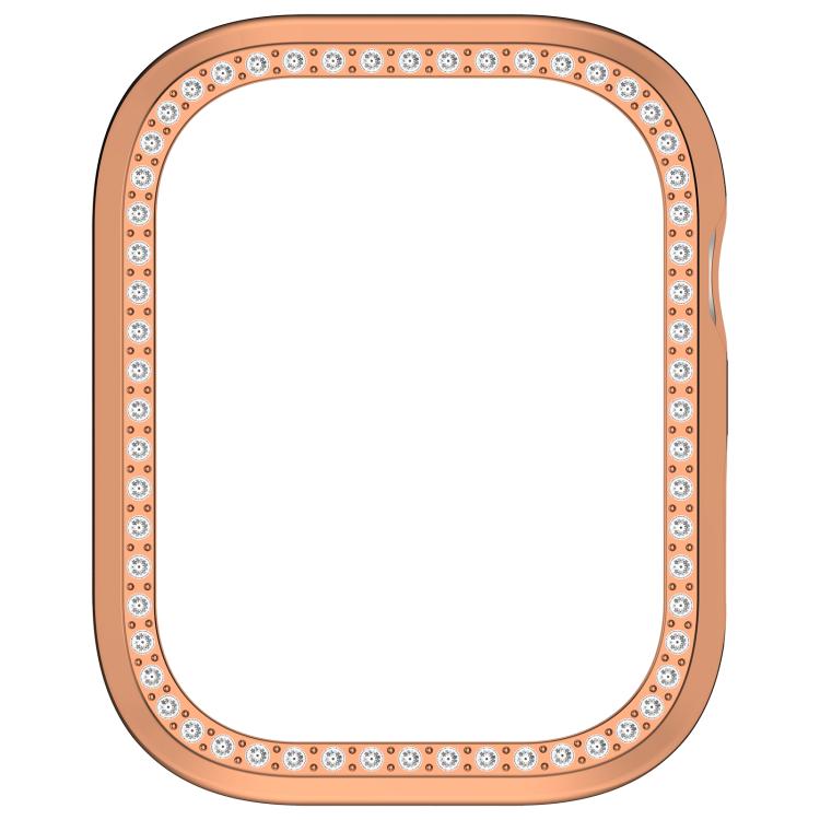 For Huawei Watch D2 Single Row Diamond Half Coverage Hollow PC Watch Protective Case