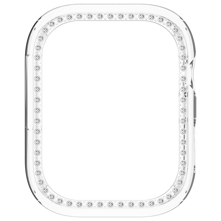 For Huawei Watch D2 Single Row Diamond Half Coverage Hollow PC Watch Protective Case