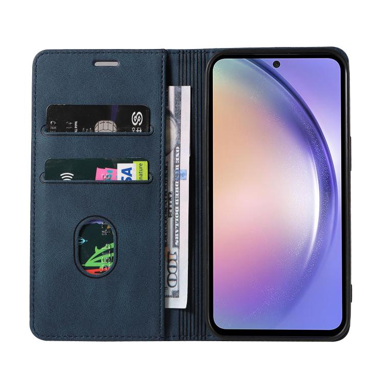 For Samsung Galaxy A54 5G Wristband Magnetic Leather Phone Case