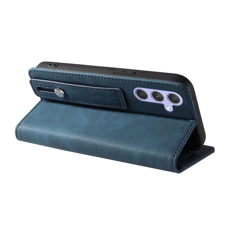 For Samsung Galaxy A54 5G Wristband Magnetic Leather Phone Case