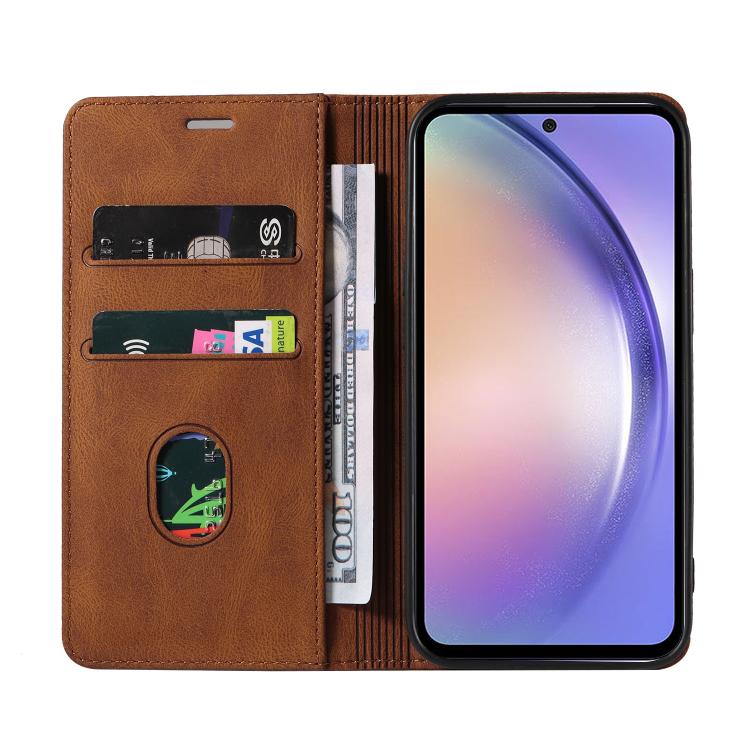 For Samsung Galaxy A54 5G Wristband Magnetic Leather Phone Case