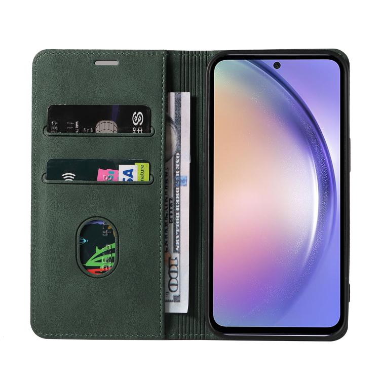 For Samsung Galaxy A54 5G Wristband Magnetic Leather Phone Case