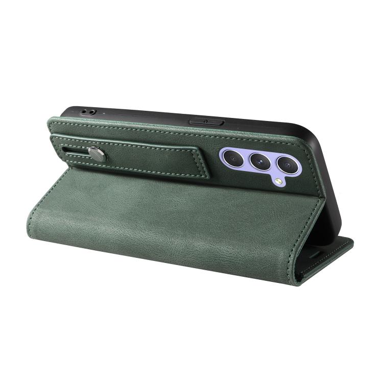 For Samsung Galaxy A54 5G Wristband Magnetic Leather Phone Case