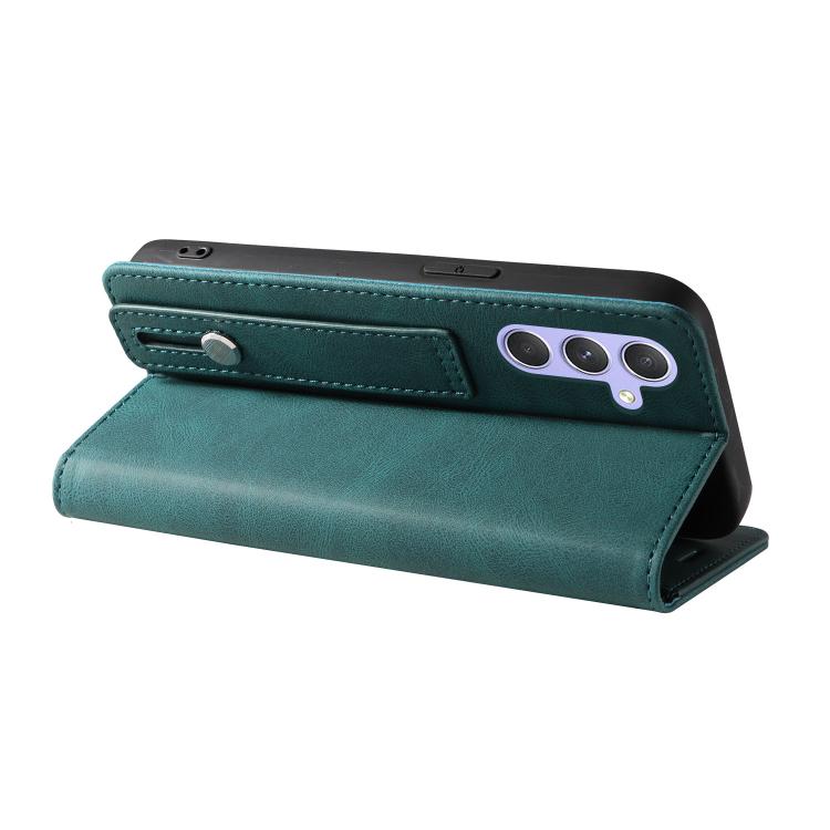 For Samsung Galaxy A54 5G Wristband Magnetic Leather Phone Case