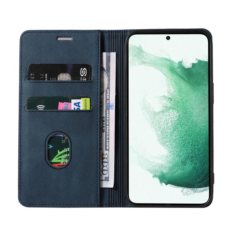 For Samsung Galaxy S23 5G Wristband Magnetic Leather Phone Case