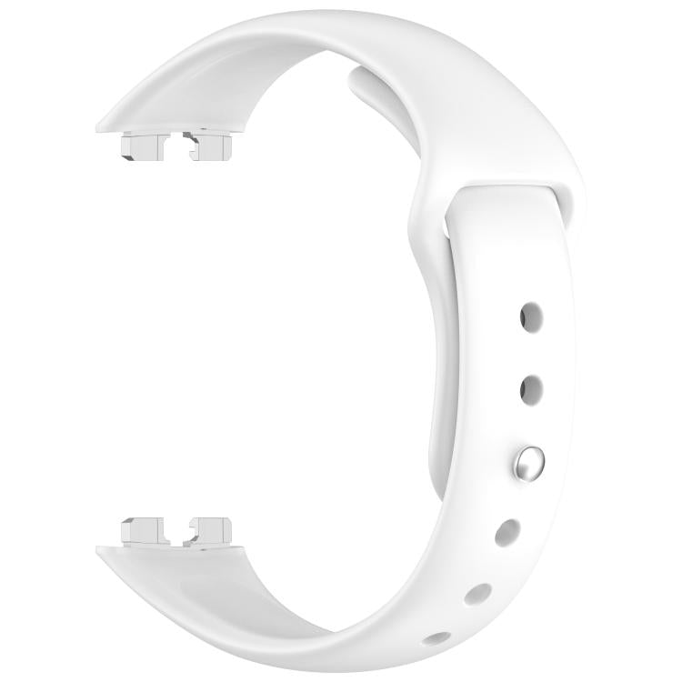 For Huewei Band 10 / 9 / 8 Reverse Buckle Glossy Silicone Watch Band