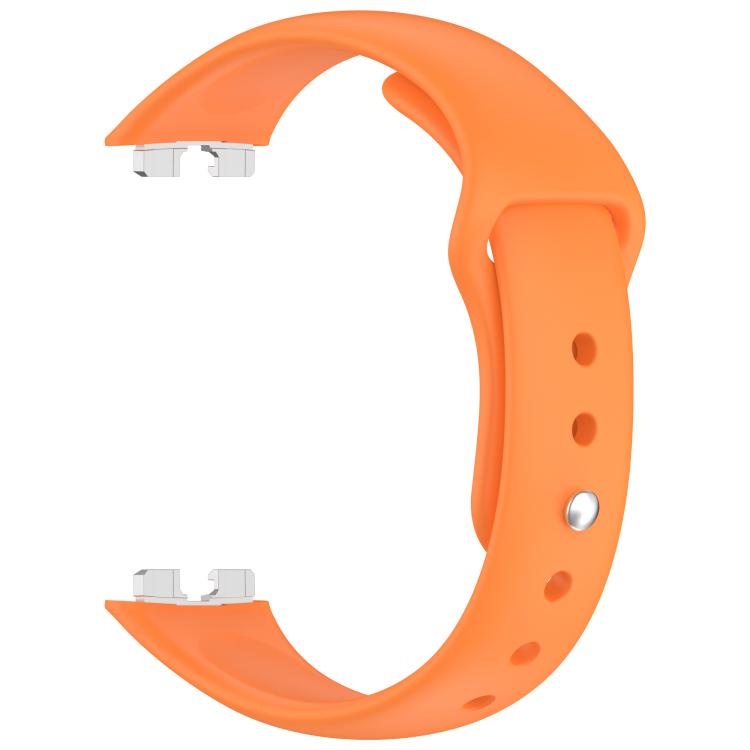 For Huewei Band 10 / 9 / 8 Reverse Buckle Glossy Silicone Watch Band