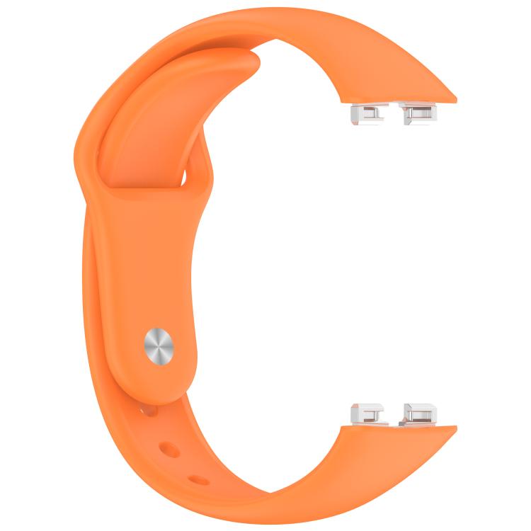 For Huewei Band 10 / 9 / 8 Reverse Buckle Glossy Silicone Watch Band