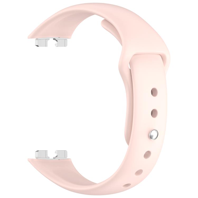 For Huewei Band 10 / 9 / 8 Reverse Buckle Glossy Silicone Watch Band
