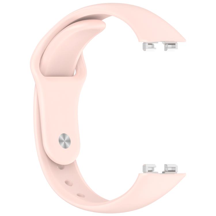 For Huewei Band 10 / 9 / 8 Reverse Buckle Glossy Silicone Watch Band