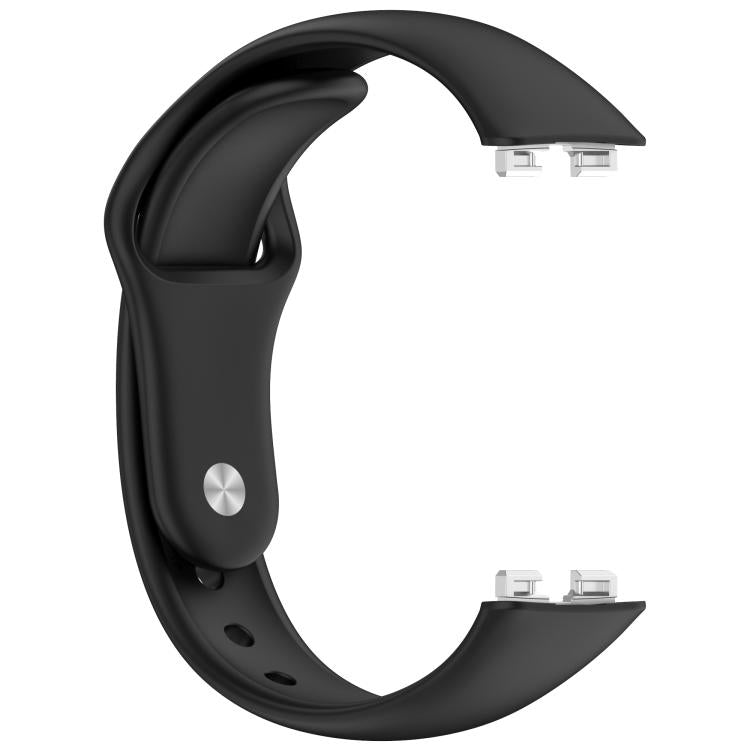 For Huewei Band 10 / 9 / 8 Reverse Buckle Glossy Silicone Watch Band