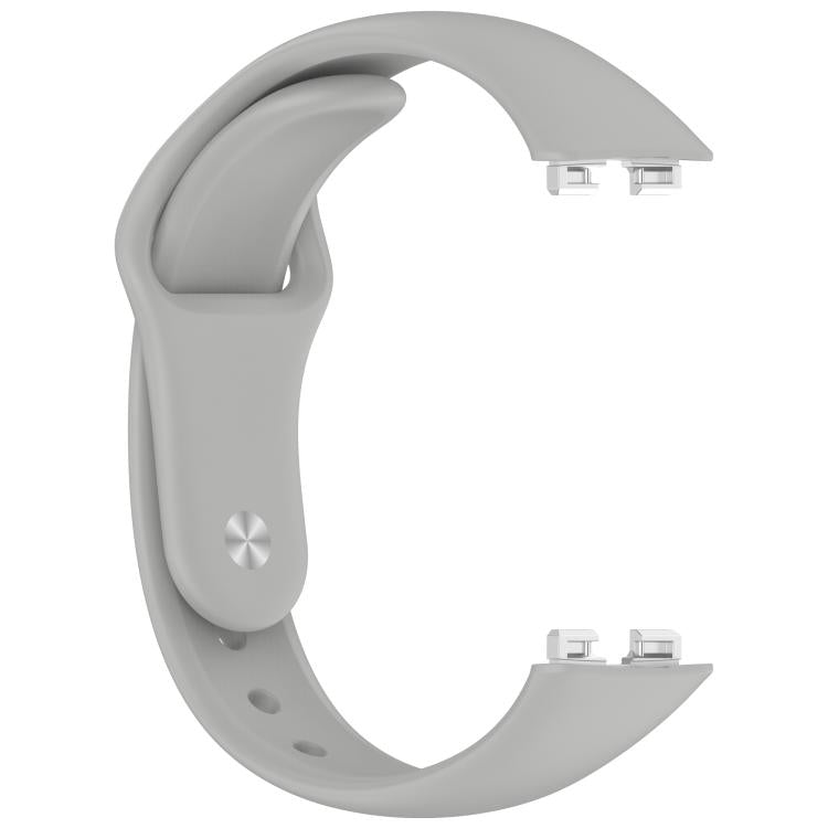 For Huewei Band 10 / 9 / 8 Reverse Buckle Glossy Silicone Watch Band