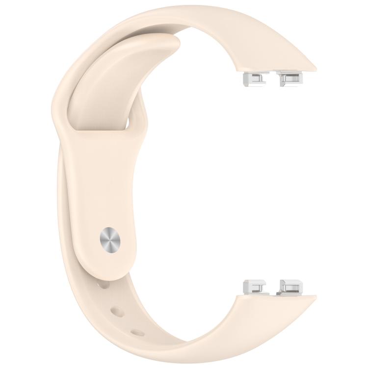 For Huewei Band 10 / 9 / 8 Reverse Buckle Glossy Silicone Watch Band