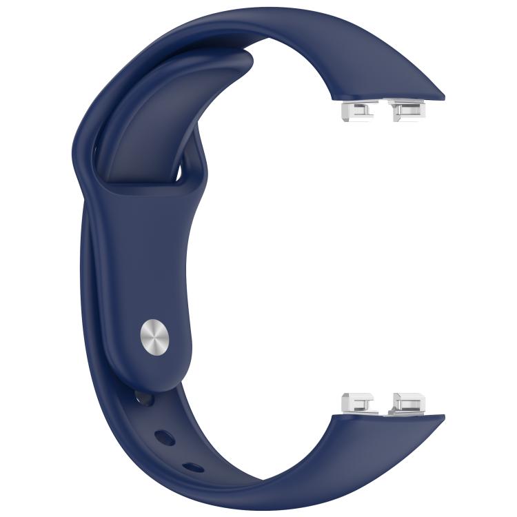 For Huewei Band 10 / 9 / 8 Reverse Buckle Glossy Silicone Watch Band