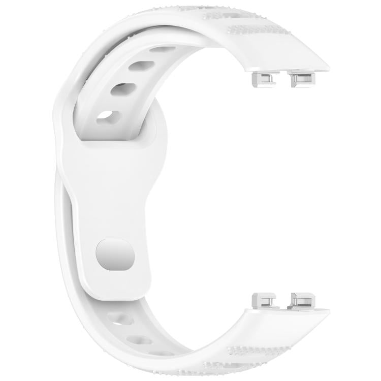 For Huawei Band 10 / 9 / 8 Dot Reverse Buckle Silicone Watch Band