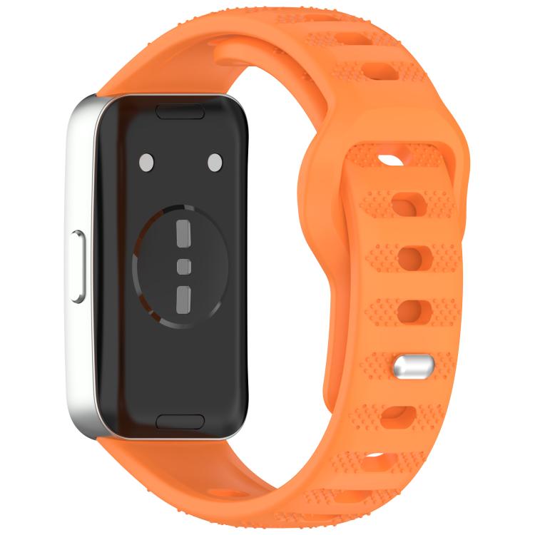For Huawei Band 10 / 9 / 8 Dot Reverse Buckle Silicone Watch Band