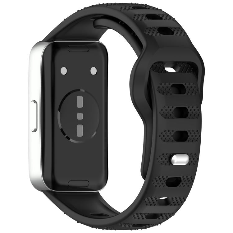 For Huawei Band 10 / 9 / 8 Dot Reverse Buckle Silicone Watch Band