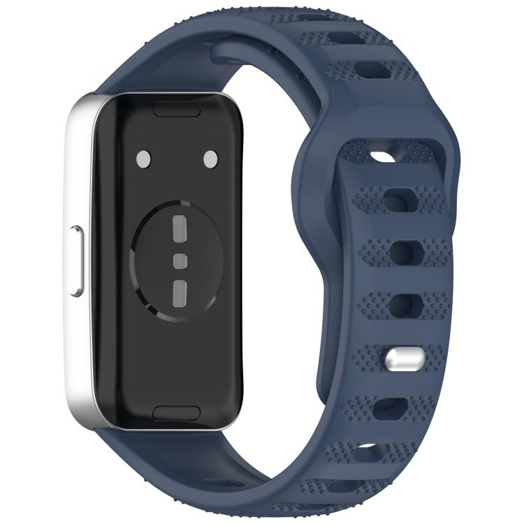 For Huawei Band 10 / 9 / 8 Dot Reverse Buckle Silicone Watch Band