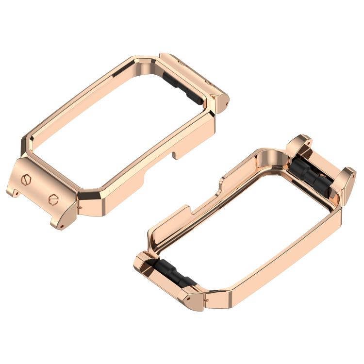 For Huawei Band 10 / 9 / 8 12mm Metal Frame Watch Protective Case