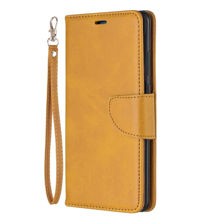 Retro Lambskin Texture Pure Color Horizontal Flip PU Leather Case for Huawei P30 Pro, with Holder & Card Slots & Wallet & Lanyard