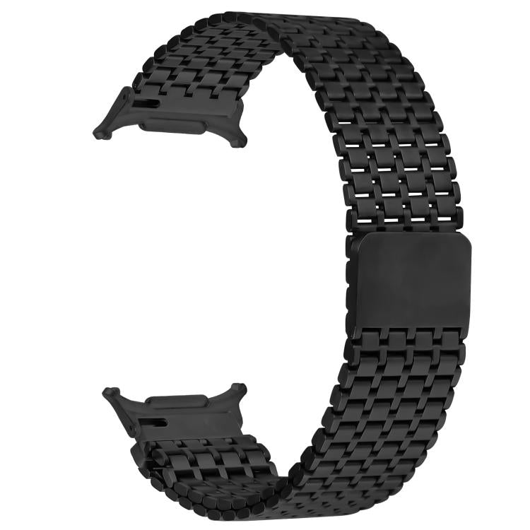 For Samsung Galaxy Watch Ultra 47mm / Ultra 2025 Nine-beads Magnetic Buckle Stainless Steel Watch Band