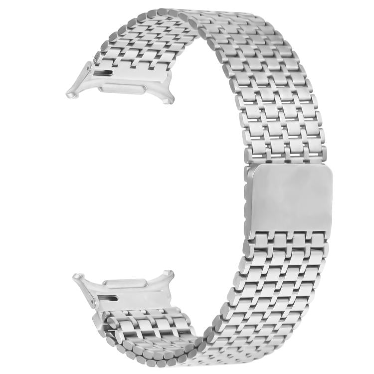 For Samsung Galaxy Watch Ultra 47mm / Ultra 2025 Nine-beads Magnetic Buckle Stainless Steel Watch Band